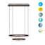 Chihara 3 - Light Matt Black LED Geometric Pendant