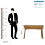 Leonardo 115cm Solid Wood Console Table
