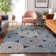 Premium Machine Washable Prisco Navy Rug