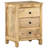 Grassmere Solid Wood Bedside Table