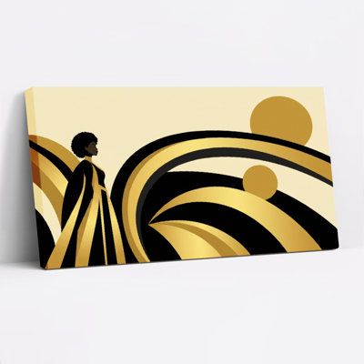 Art Deco Canvas Wall Art Oil Painting Print Set Of 1