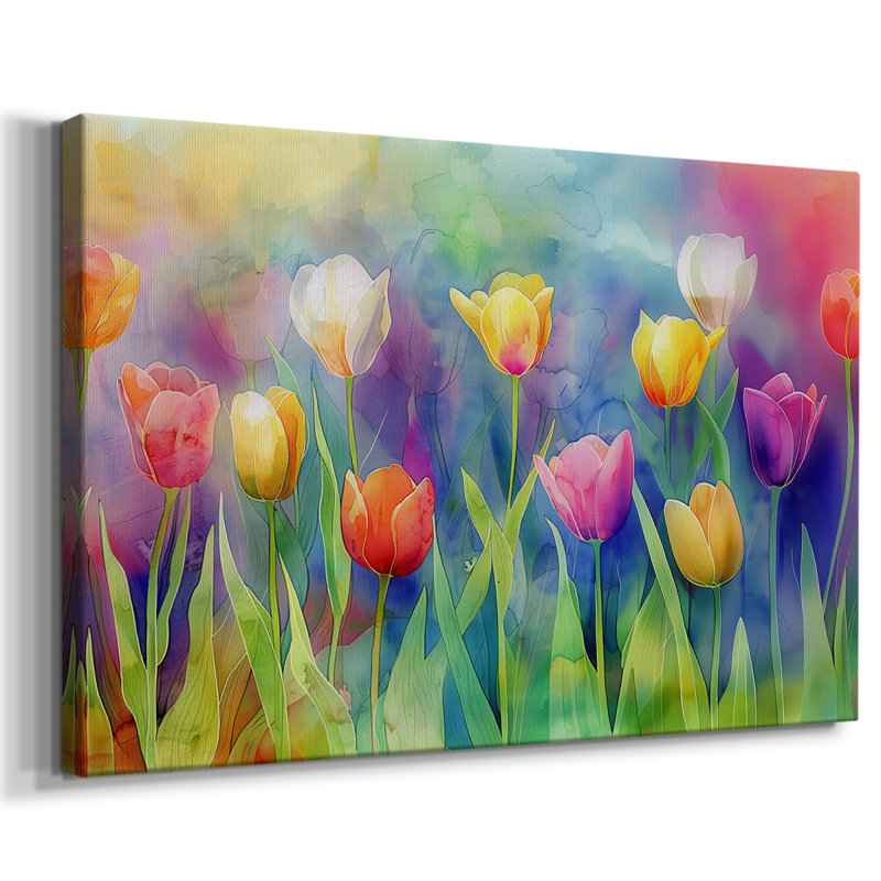 Série Floral-CXII -Galerie enveloppée Cavas, 8 x 12