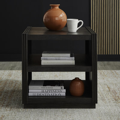 Keniston End Table w/ Center Shelf