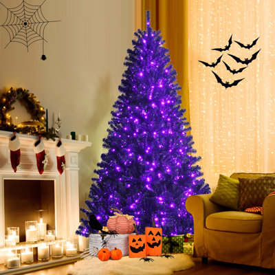 Lighted Pine Christmas Tree