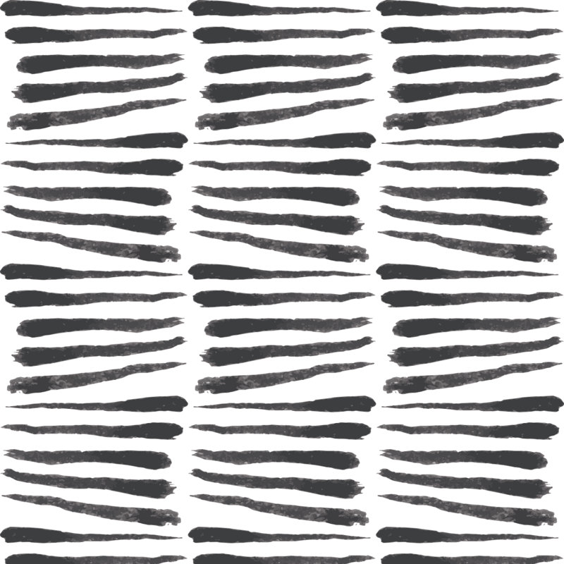 Carreau de papier peint adhésif L 10 pi x l 25 po Nomad Zebra, Noir / blanc, Faux Grasscloth, Non encollé