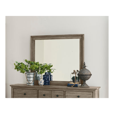Miroir, aucun assemblage requis, finition gris verger