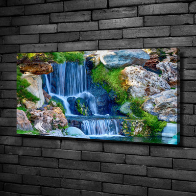 Waterfall - No Frame Print on Canvas