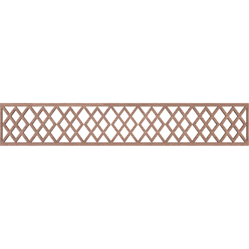 Moulure Hadley, Noyer, H 8 po x l 46,625 po x P 0,375 po