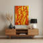 Abstrait art figuratif en métal brun 75-1720233222