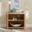 Gillon Modern 36''W Soft Curves Accent Cabinet with Simple Assembly