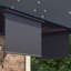 1.6m W x 2.5m D Retractable Patio Awning