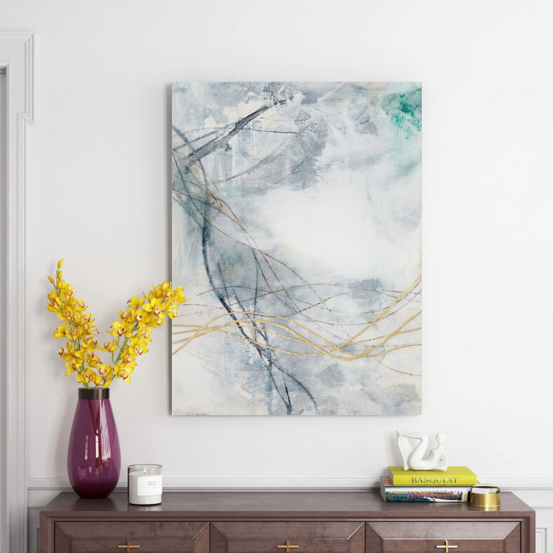Ondulation ondulée II - reproduction d'art sur toile, H 48 po x l 36 po x P 1 po, Toile tendue