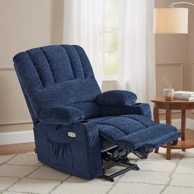 Fauteuil inclinable électrique avec massage et chaleur Zhana