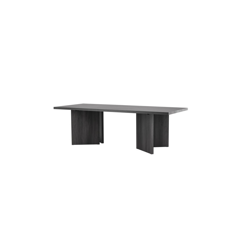 Petar Dining Table, Black, 75cm H x 240cm L x  100cm W