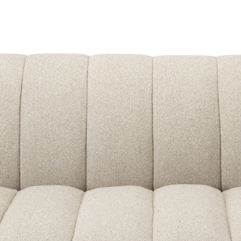 Carina Sofa, Weslie Flax Performance Textured Weave
