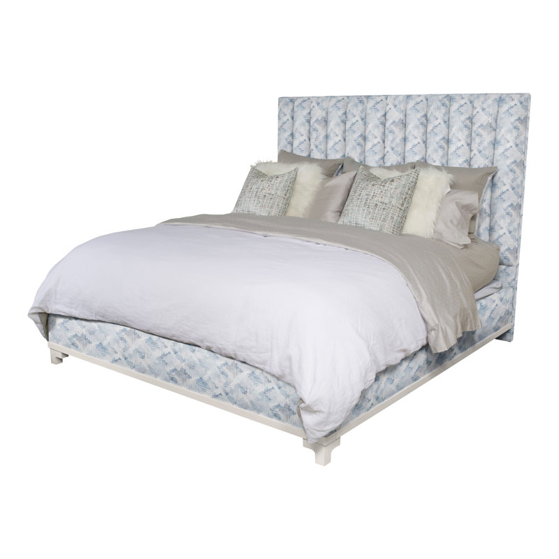 Jemma Upholstered Bed, King, Kempsey Sheepskin, Casa Blanca