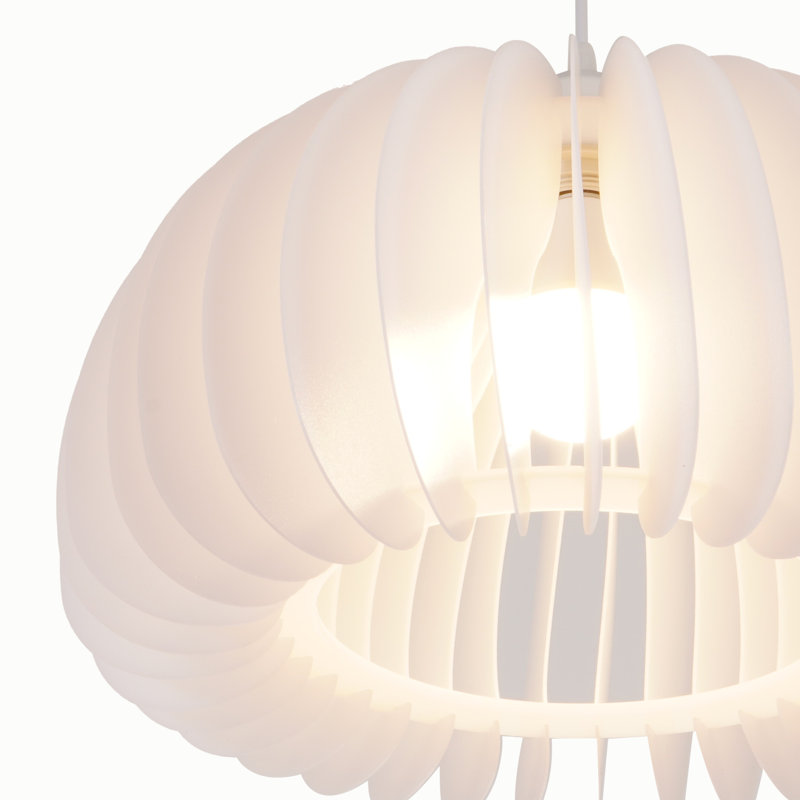 16" Modern Japanese Simplicity Pendant Light Dimmable