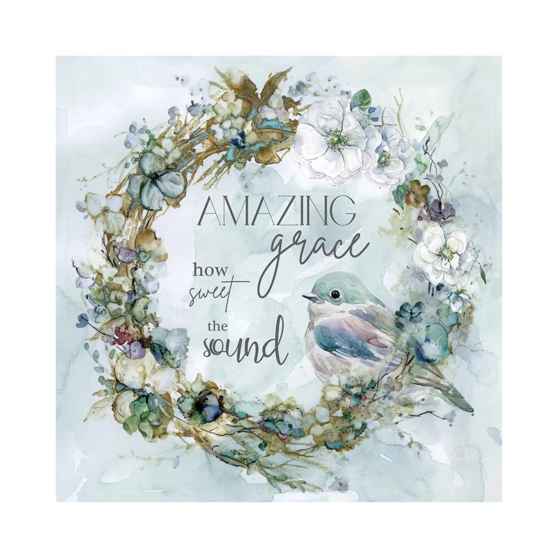 Amazing Grace by Carol Robinson - Wrapped Canvas Painting, 93.98 cm H x 93.98 cm W x 1.91 cm D