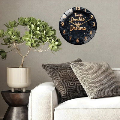 Horloge murale inspirante 12 po