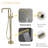 1 Handle Freestanding Tub Filler with Shower