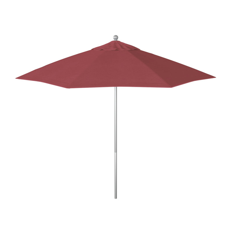 Parasol de marché 9 pi Yadira, Toile Sunbrella® rose vif