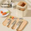 Porte-couteaux de cuisine de style crème - propre et beau comptoir