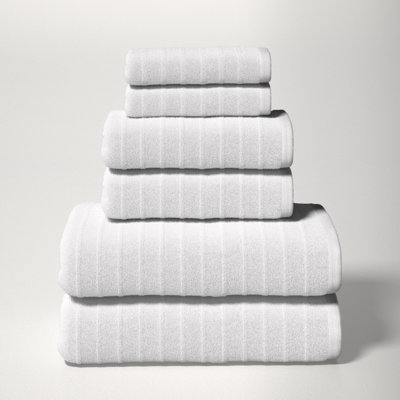 Iva 6 Piece 100% Cotton Towel Set