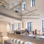 39.3 Inch 6 Lights Modern LED Integrated Chandelier Kitchen Island Light Dimmable With Remote-480279577