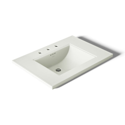 Memoirs Stately Pedestal/Console Table Bathroom Sink Basin with Single Faucet-hole Drilling