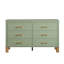 Commode double 6 tiroirs en bois robuste-1367961087