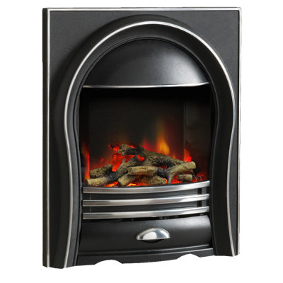 Rosa Belfry Heating 49.5cm W Black Electric Fireplace Insert