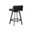Tabouret de comptoir pivotant Mccaulley - noir-472222356-413447536-413447539