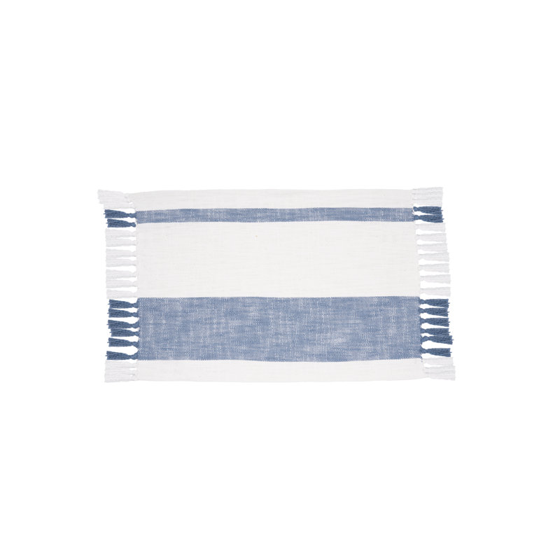  Indigo Placemat S/4, White