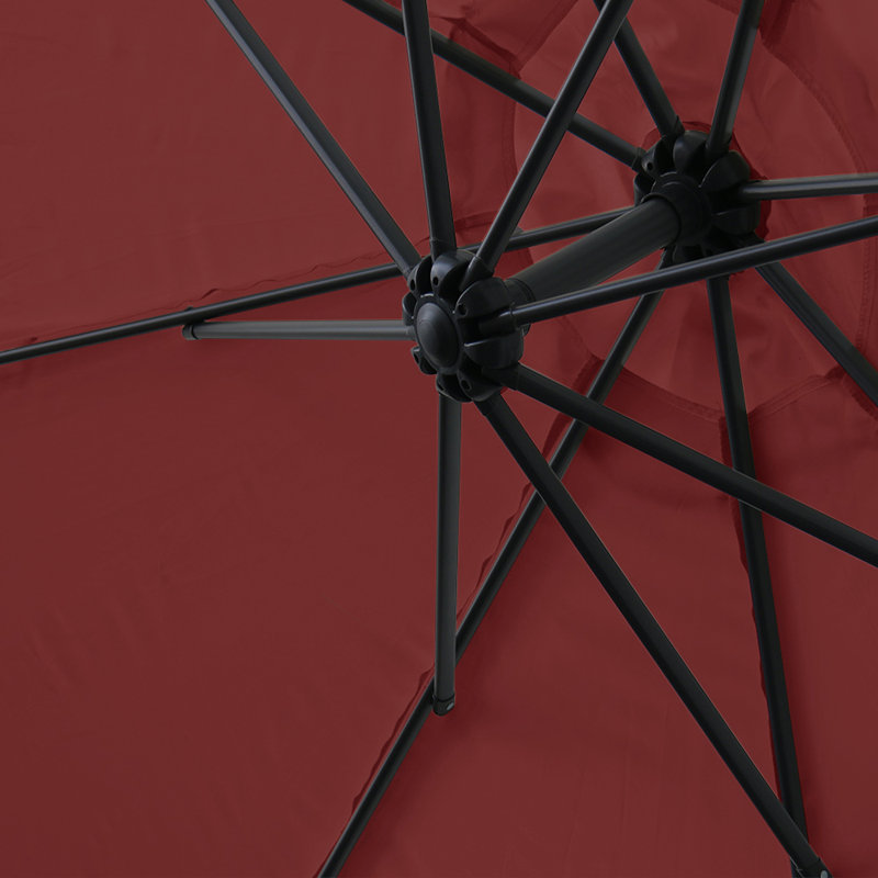 300cm Cantilever Parasol, Wine Red