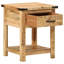 Houten 40cm W Solid Wood Bedside Table