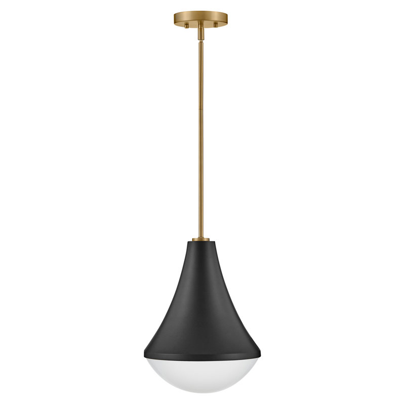 Candace 1 - Light Dome Pendant, Black