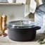 Cast Iron 4.02-Qt Round Cocotte With Glass Lid-61179125