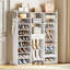Grande armoire à chaussures avec casiers et tiroir en tissu pour 36 à 44 paires de chaussures-1675114862