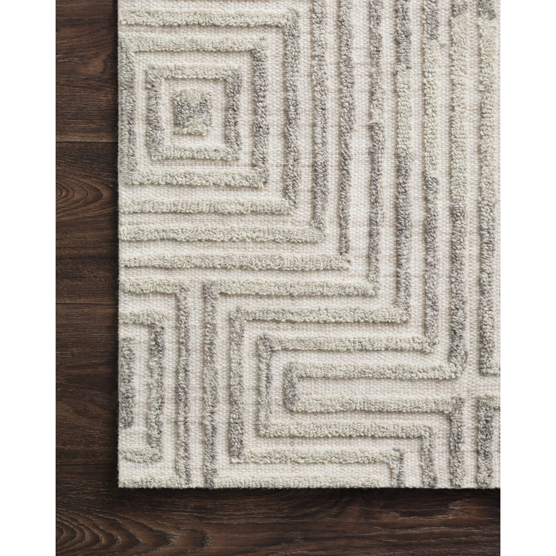 Zyshonne Wool Indoor Rug, Rectangle 2'3" x 3'9"