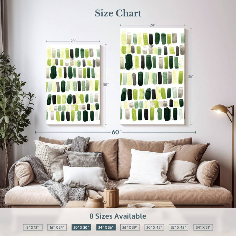 Palette Kerner Jungle II, H 36 po x l 24 po