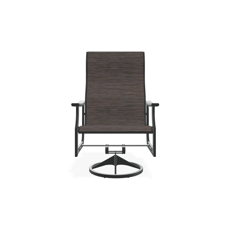 St. Catherine Polymer Outdoor Lounge Chair, Graphite, Alloy Sunbrella®