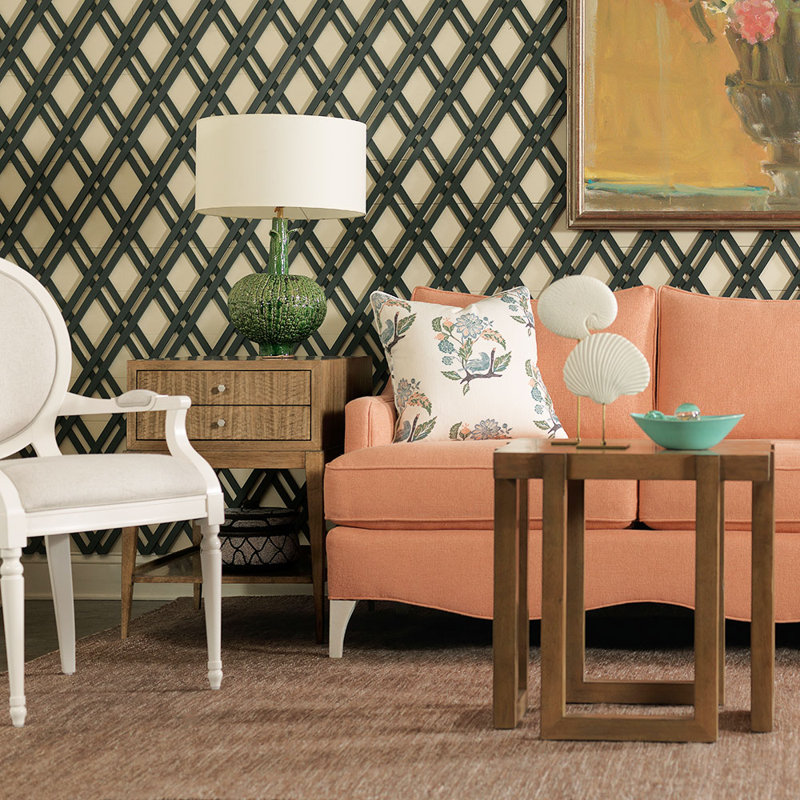 Hampton Linen Armchair, White Dove