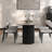 Light Luxury Retro Solid Wood Rock Table.-105898699