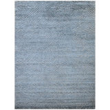 Geometric Area Rug in Blue/Gray