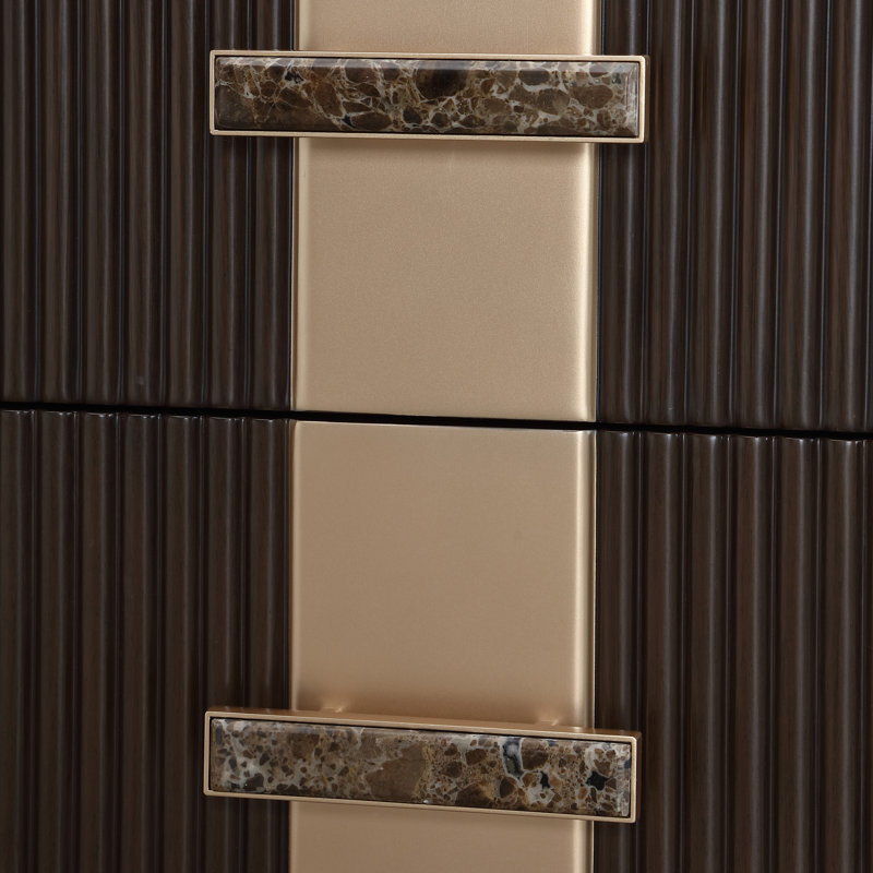 West Kensington Media Cabinet, Espresso Wood