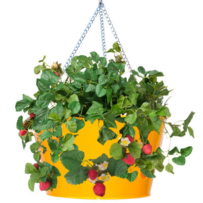 Pot à fleurs suspendu en métal Christiann