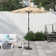 Delaplaine 9' Solid Octagon Market Umbrella with Push-Button Tilt