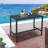 Counter Height 36.97'' Iron Bar Table-166947702-149996577