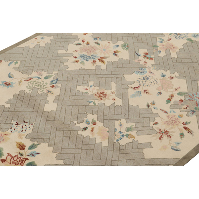 One-of-a-Kind Hand Knotted Area Rug, Rectangle 7'8" x 10'3"