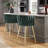 Kristyn Upholstered 25.6'' Counter Stool With Metal Frame-916650101